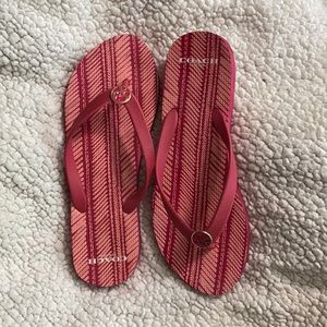 Coach flip flops
